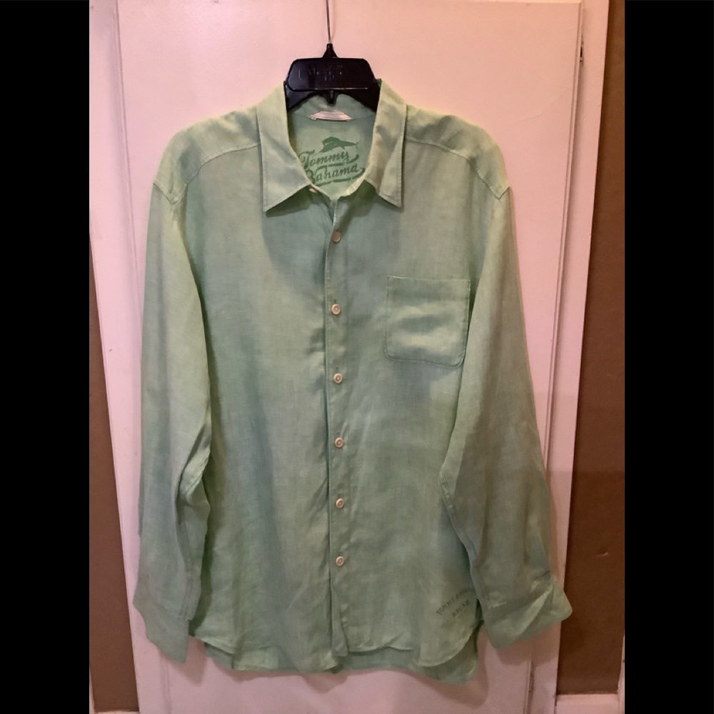 Tommy Bahama, size L, light green color